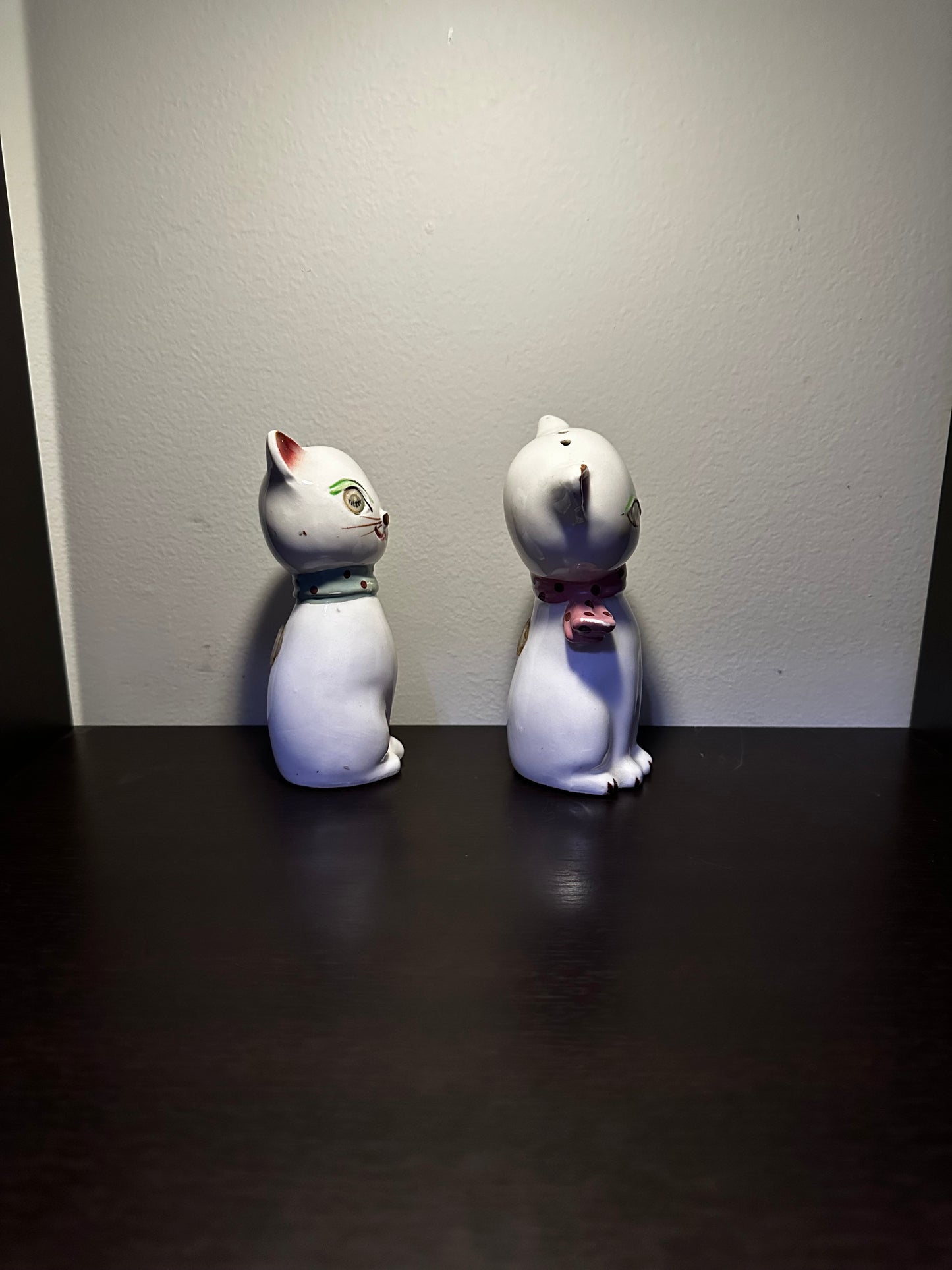 Vintage Japanese Cat Salt and Pepper Shakers
