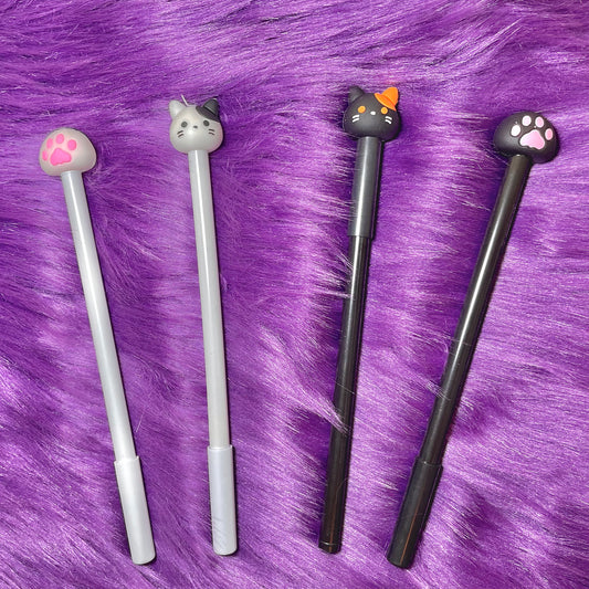 4pc Cat Paw Pen Set